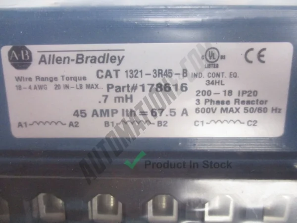 Allen Bradley 1321 3R45 B 3