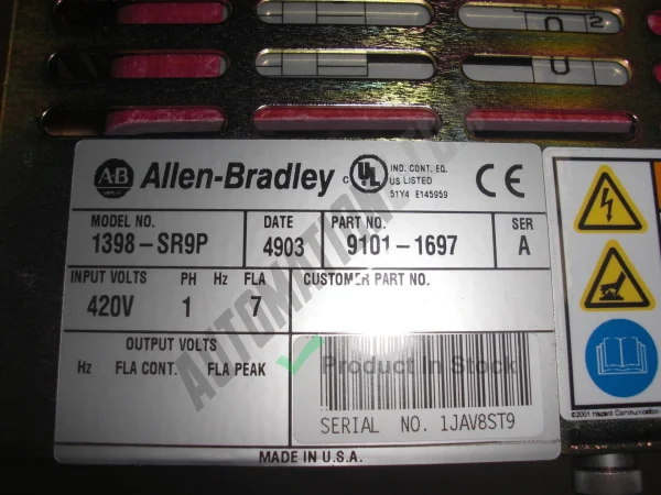 Allen Bradley 1398 SR9P 2