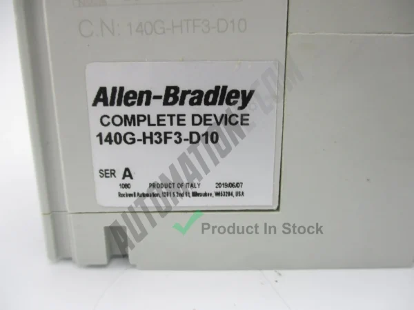 Allen Bradley 140G H3F3 D10 3
