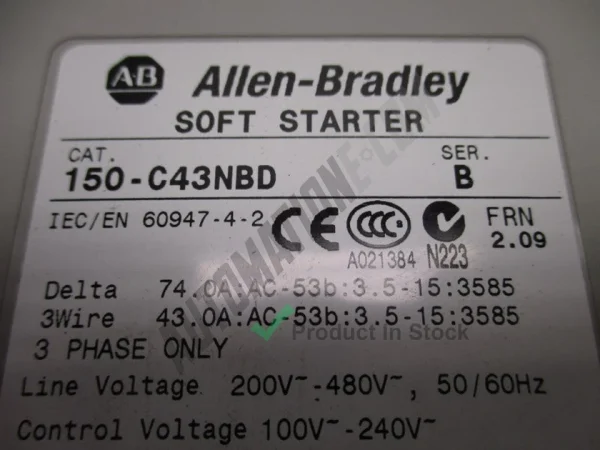 Allen Bradley 150 C43NBD 3