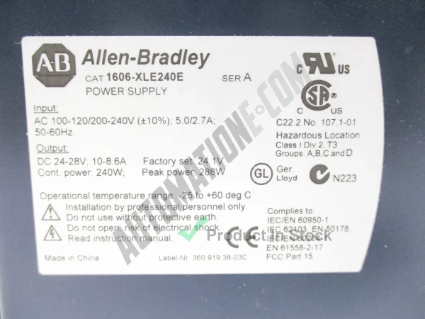 Allen Bradley 1606 XLE240E 2