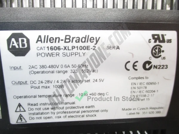 Allen Bradley 1606 XLP100E 2 3