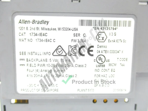 Allen Bradley 1734 IE4C 2