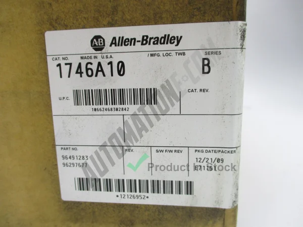 Allen Bradley 1746 A10 11