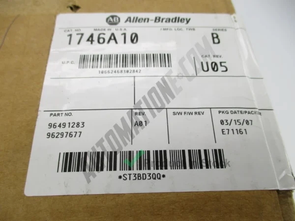 Allen Bradley 1746 A10 3