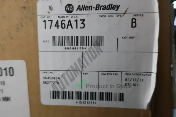 Allen Bradley 1746 A13 6