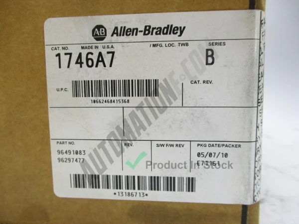 Allen Bradley 1746 A7 3