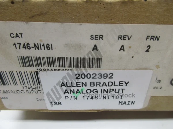 Allen Bradley 1746 NI16I 3