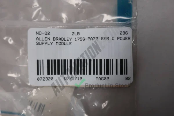 Allen Bradley 1756 PA72 6