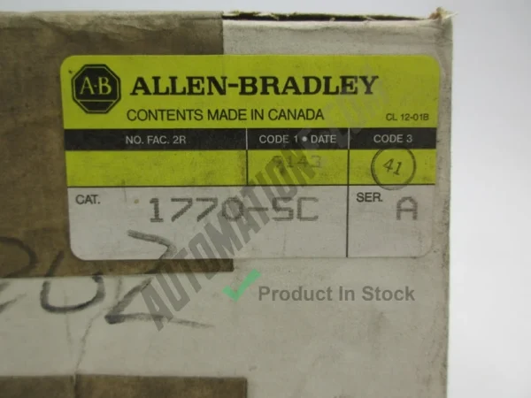 Allen Bradley 1770 SC 3