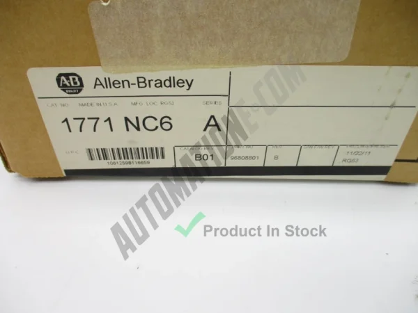 Allen Bradley 1771 NC6 3