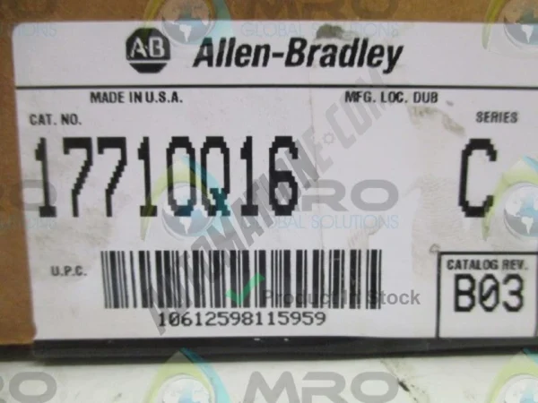 Allen Bradley 1771 OQ16 10
