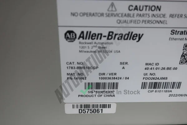 Allen Bradley 1783 BMS10CGP 4