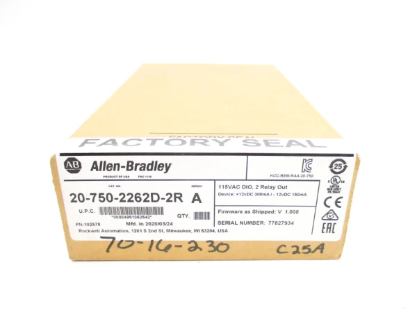 Allen Bradley 20 750 2262D 2R