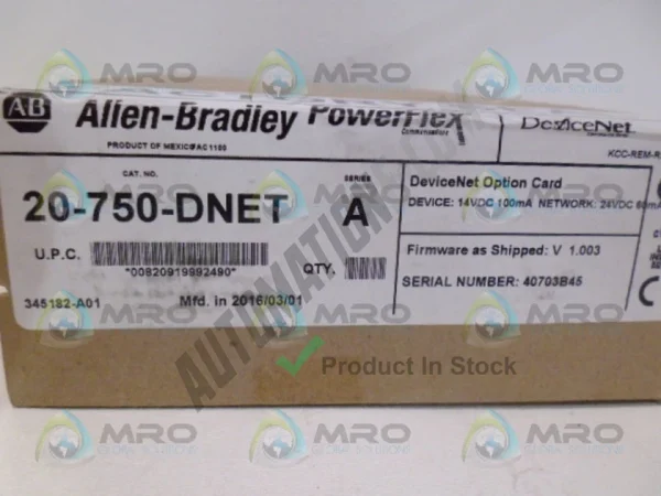 Allen Bradley 20 750 DNET 3