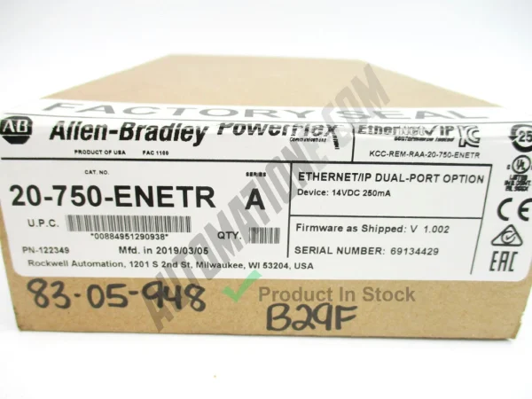 Allen Bradley 20 750 ENETR 3
