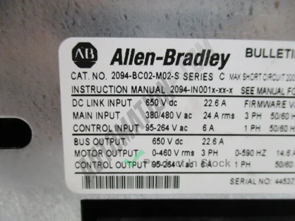 Allen Bradley 2094 BC02 M02 S 7