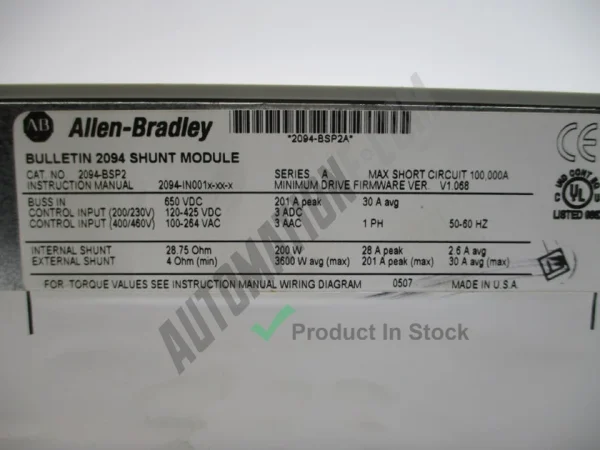 Allen Bradley 2094 BSP2 2