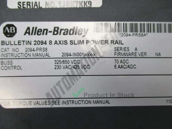 Allen Bradley 2094 PRS8 2