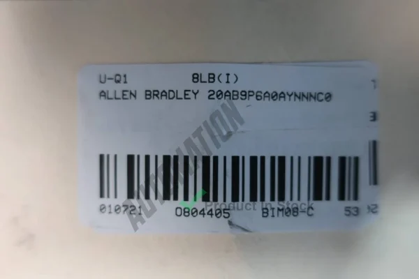 Allen Bradley 20AB9P6A0AYNNNC0 6