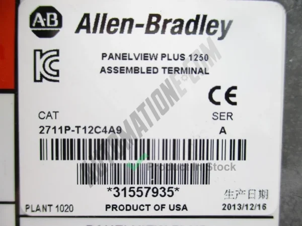 Allen Bradley 2711P T12C4A9 3