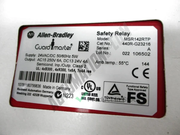 Allen Bradley 440R G23216 3