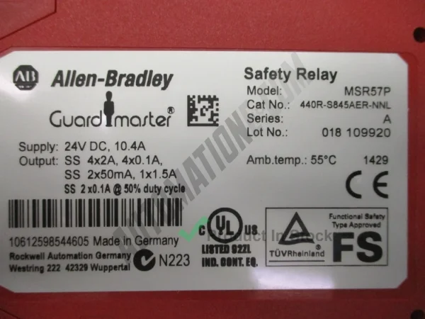 Allen Bradley 440R S845AER NNL 3