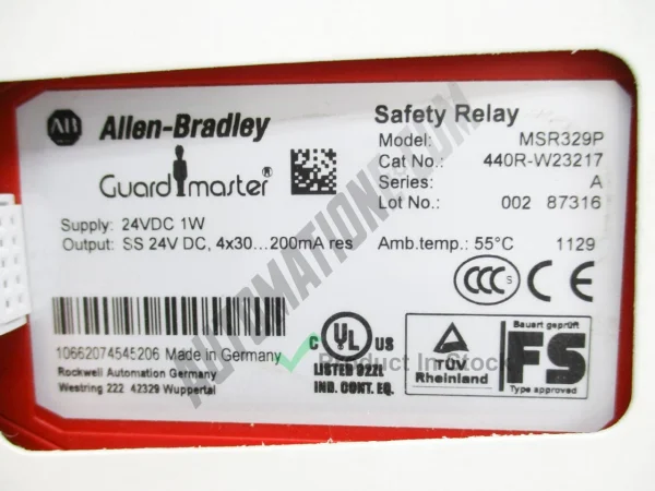 Allen Bradley 440R W23217 3