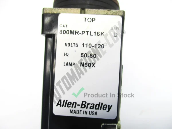 Allen Bradley 800MR PTL16BK 2