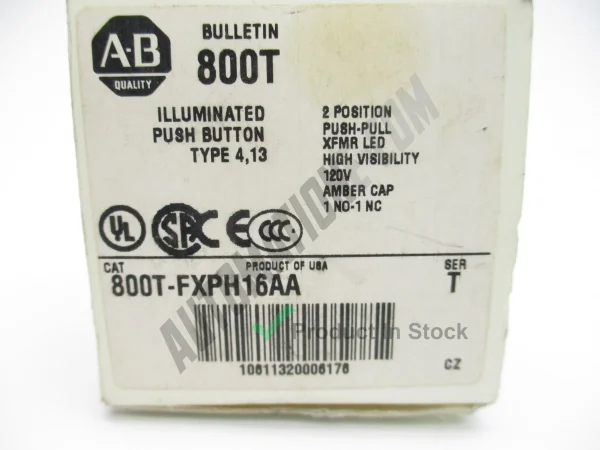 Allen Bradley 800T FXPH16AA 3