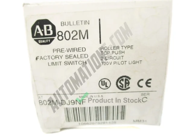 Allen Bradley 802M DJ9NF 3