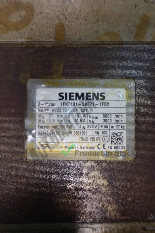 Siemens 1FK7101 5AF71 1FB2 15