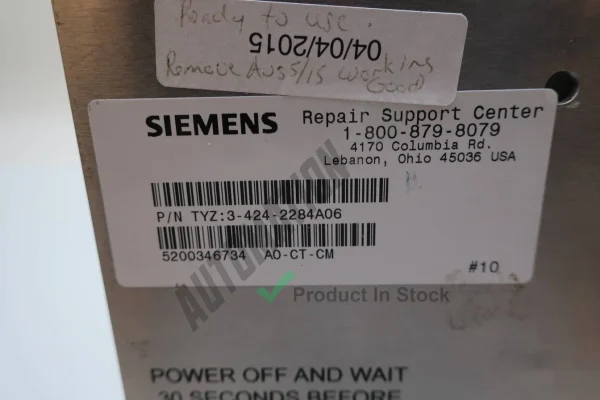 Siemens 3 424 2284A06 2