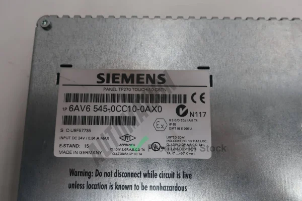 Siemens 6AV620545 0CC10 0AX0 3