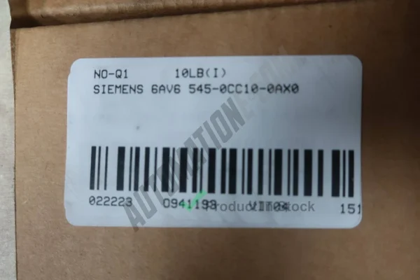 Siemens 6AV620545 0CC10 0AX0 4