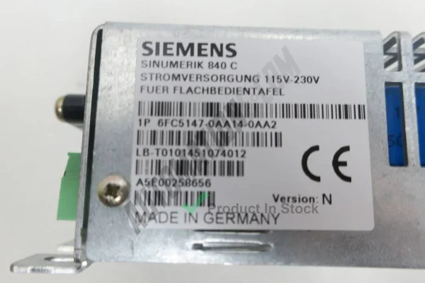 Siemens 6FC5147 0AA14 0AA2 4