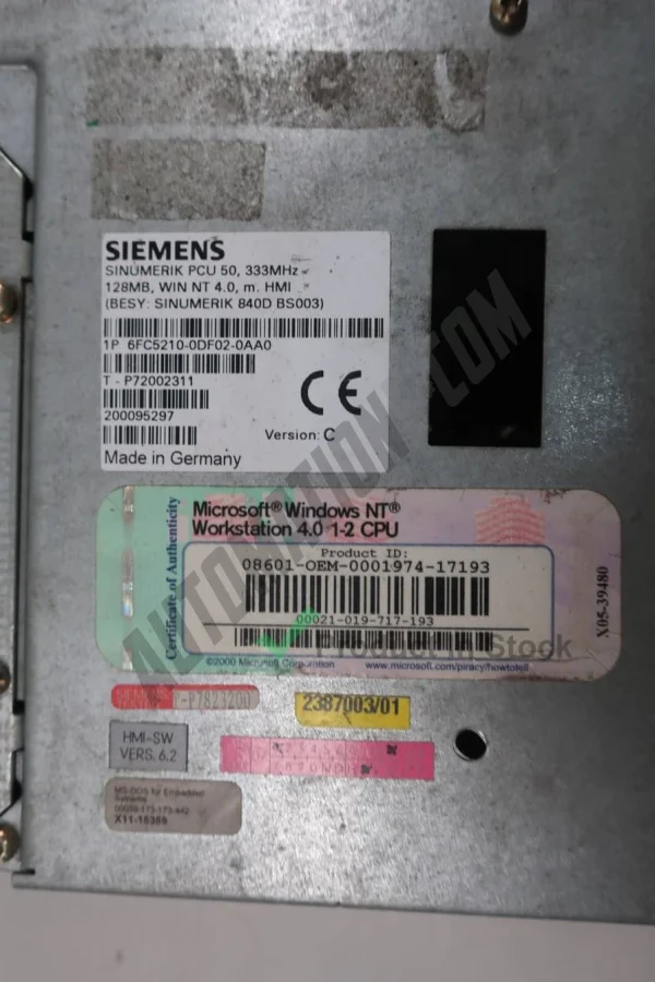 Siemens 6FC5210 0DF02 0AA0 4