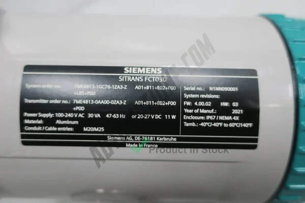 Siemens 7ME4813 1GC76 1ZA3 Z 4