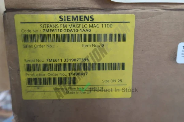 Siemens 7ME6110 2DA10 1AA0 6