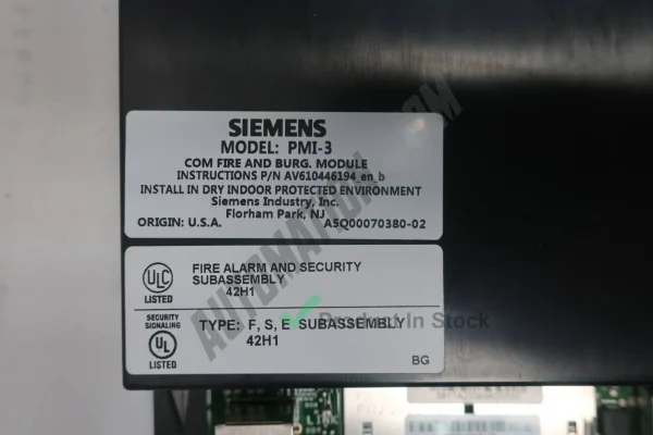 Siemens PMI 320S54430 C15 A1 4